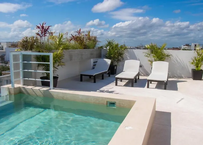 40, 2 Bdr Penthouse, Jacuzzi Privado * Playa del Carmen